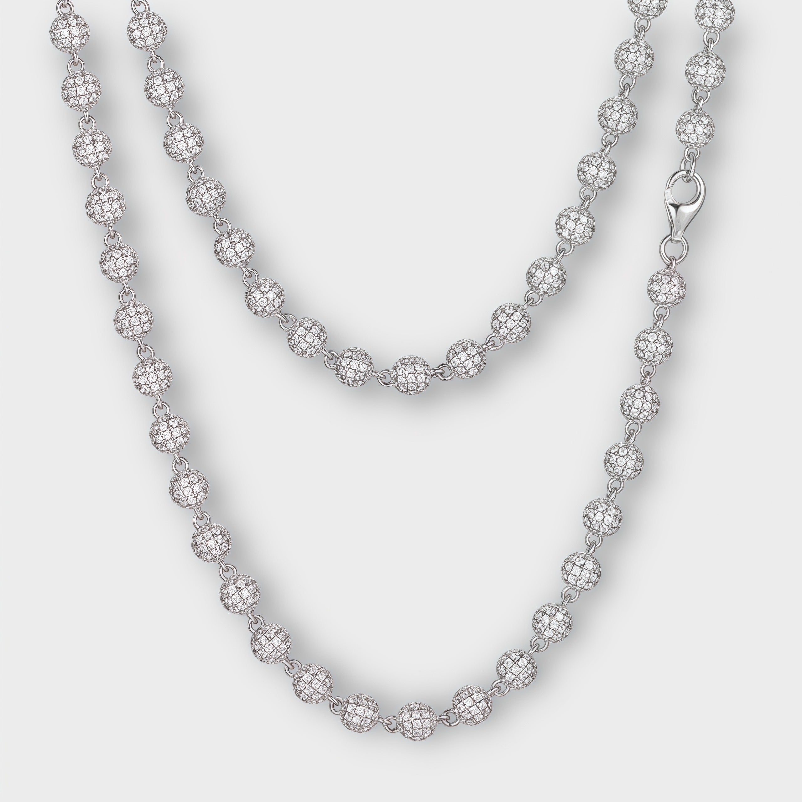 Ball Moissanite Chain